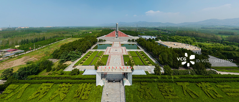 山东省临沂市蒙阴县垛庄孟良崮战役纪念馆图片素材