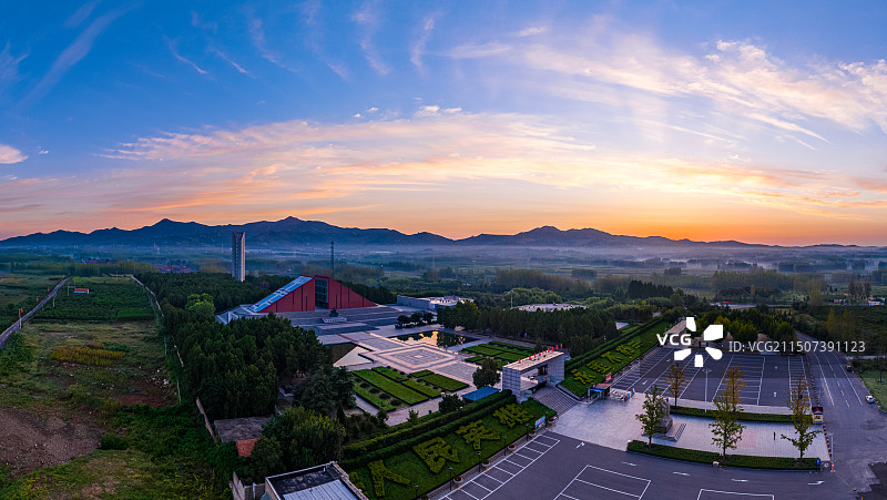 山东省临沂市蒙阴县垛庄孟良崮战役纪念馆图片素材