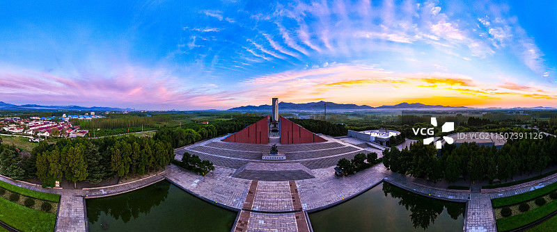 山东省临沂市蒙阴县垛庄孟良崮战役纪念馆图片素材