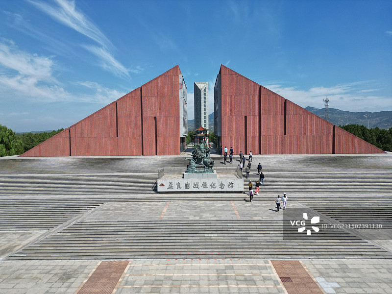 山东省临沂市蒙阴县垛庄孟良崮战役纪念馆图片素材