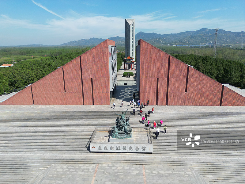 山东省临沂市蒙阴县垛庄孟良崮战役纪念馆图片素材