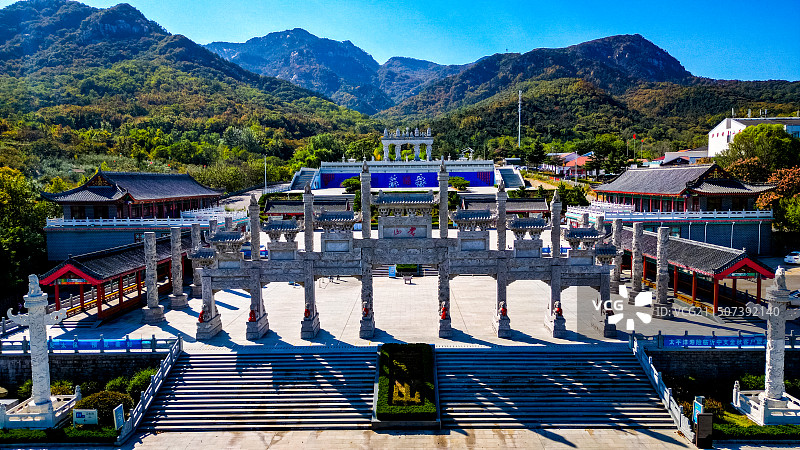 临沂市蒙阴县蒙山云蒙景区图片素材