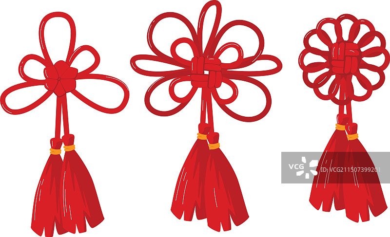 红色中国结图片素材