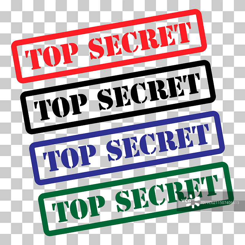 绝密印章标签贴纸符号图片素材