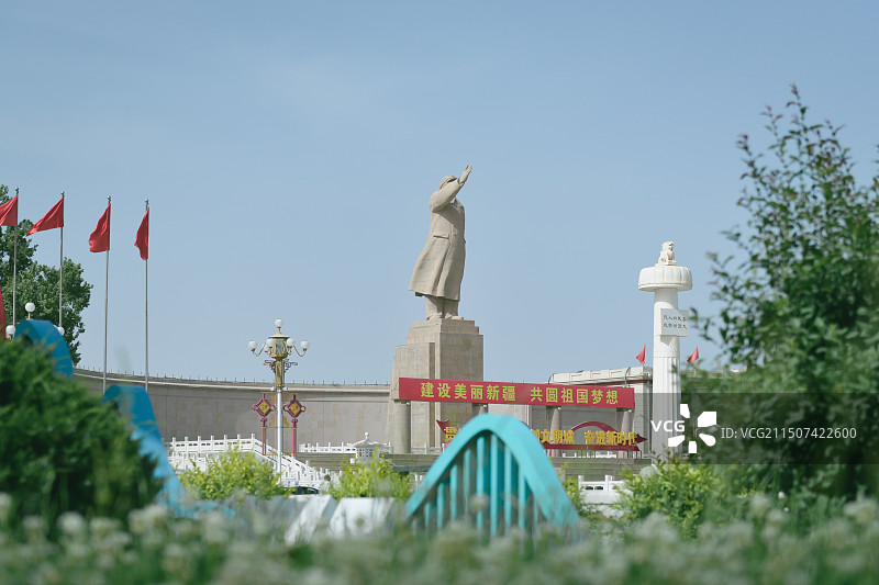 喀什市人民广场图片素材
