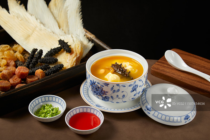 浓汤四宝图片素材