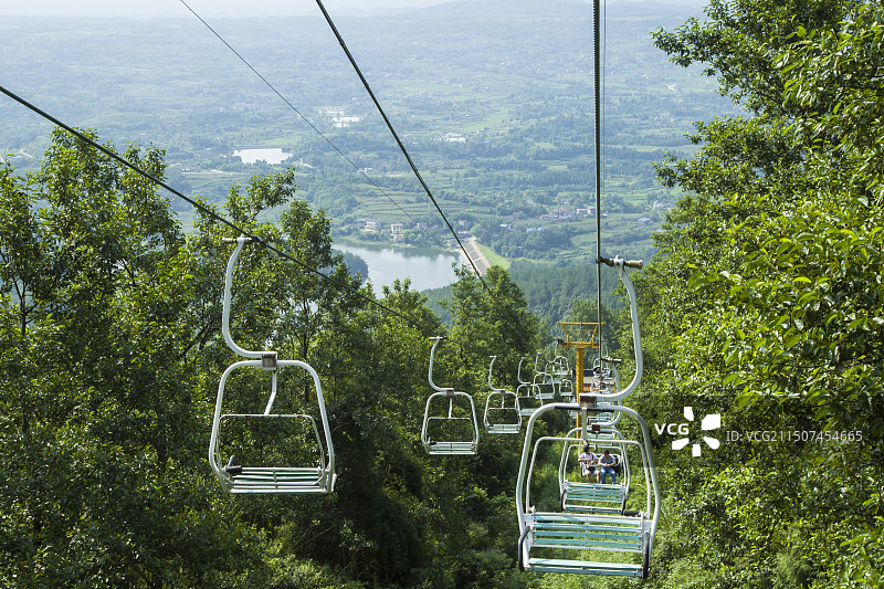 景区索道缆车图片素材