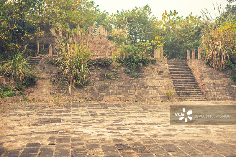 罗江白马关庞统祠图片素材