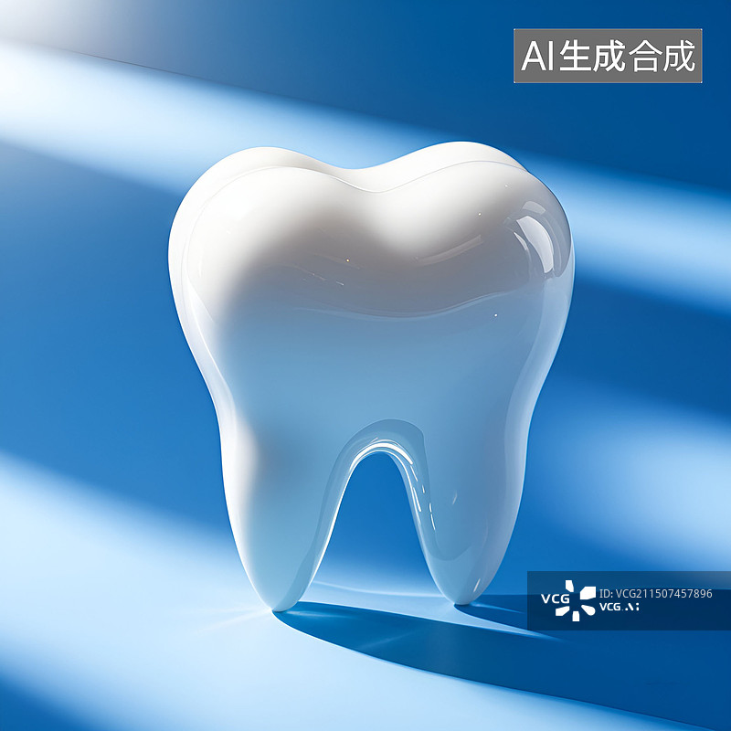 【AI数字艺术】蓝色背景下牙科设备的特写镜头图片素材