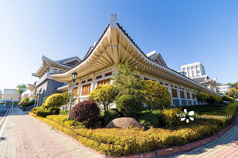延边大学博物馆外景图片素材