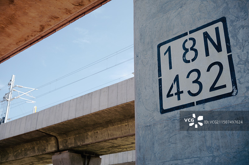 铁路立柱图片素材