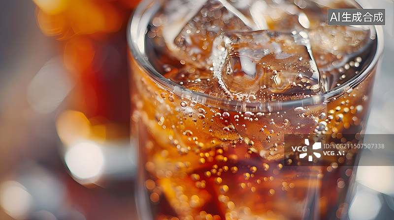【AI数字艺术】冰块冷饮图片素材