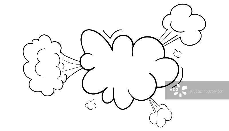 漫画速度运动效果云 trails图片素材