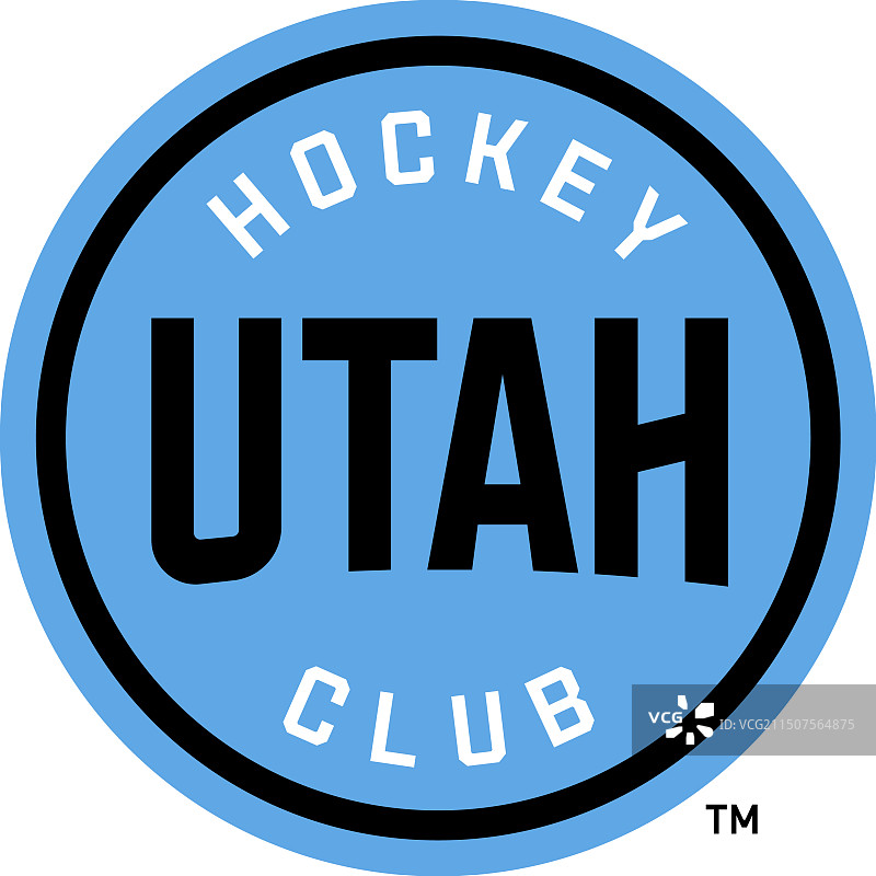 犹他州冰球俱乐部国家冰球联盟标志图片素材