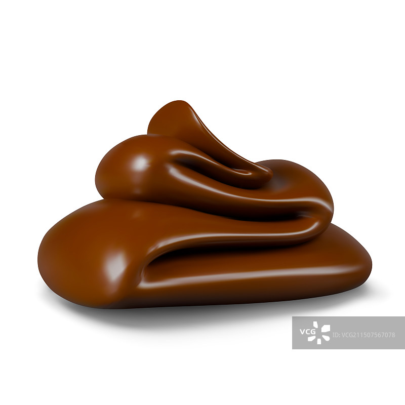 柔滑巧克力奶油酱图片素材
