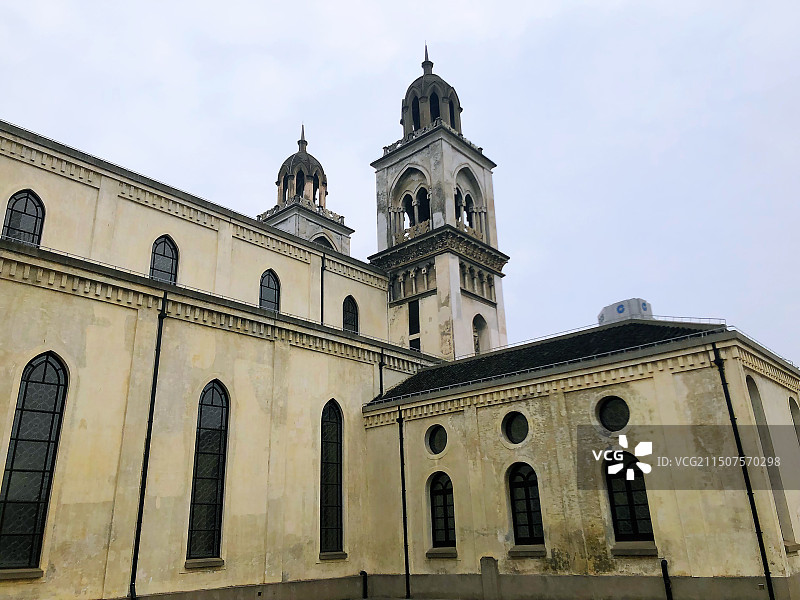 嘉兴圣母显灵堂塔楼图片素材