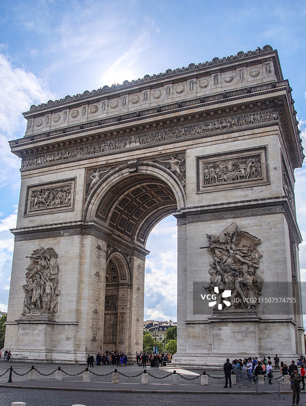 凯旋门图片素材