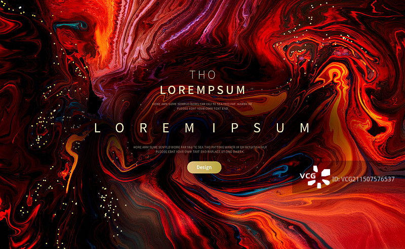 抽象流体艺术商业应用设计模板图片素材