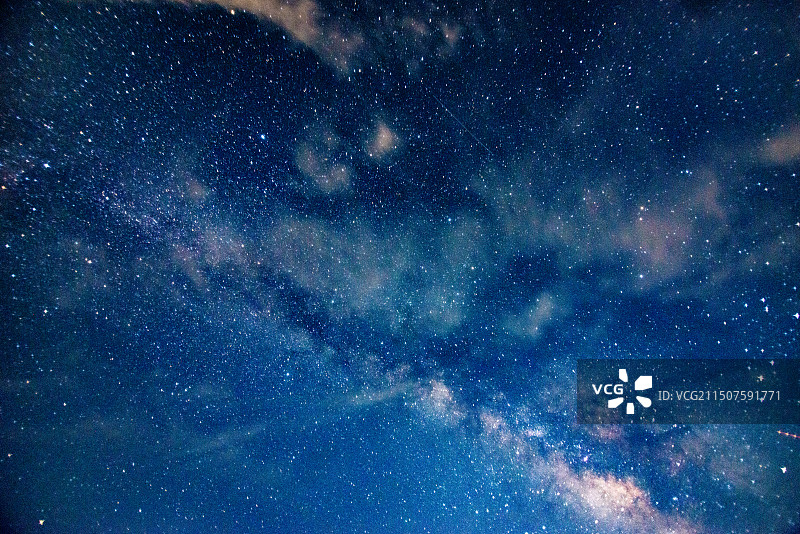 浙江宁波渔山岛夜景星空图片素材