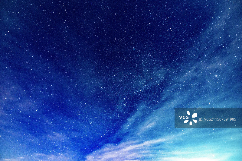 浙江宁波渔山岛夜景星空图片素材
