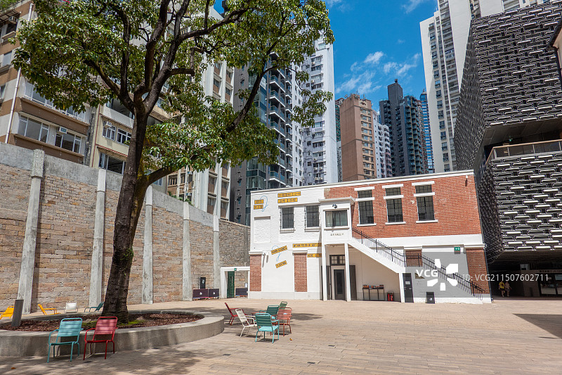 香港大馆 香港景点 前中区警署域多利监狱建筑群图片素材