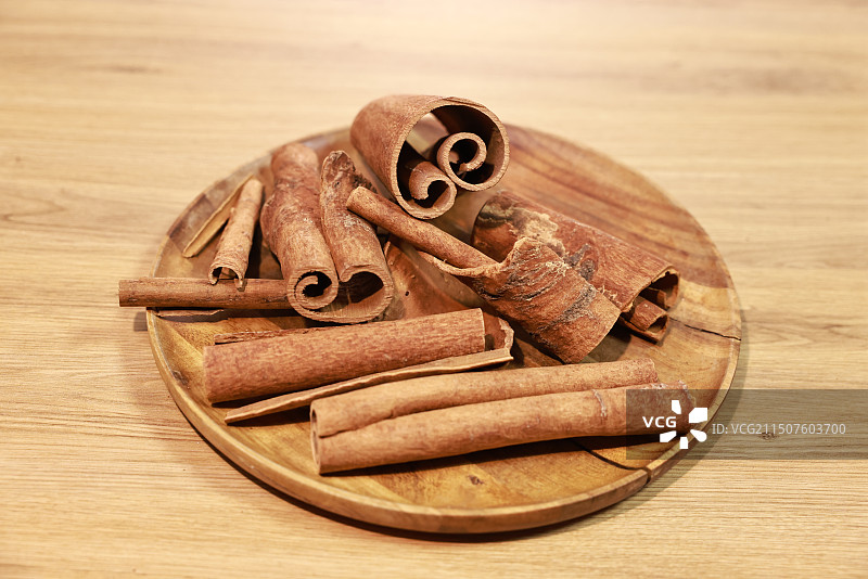 中药调料桂皮图片素材