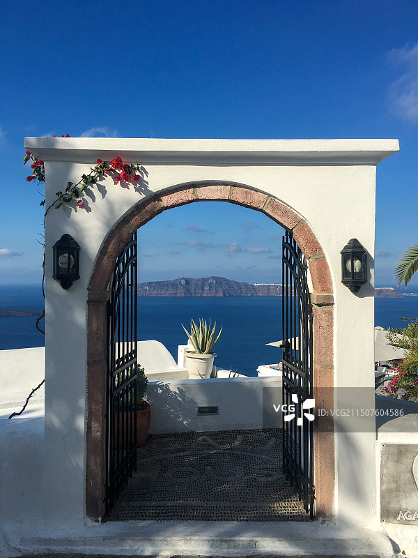 希腊圣托里尼岛图片素材