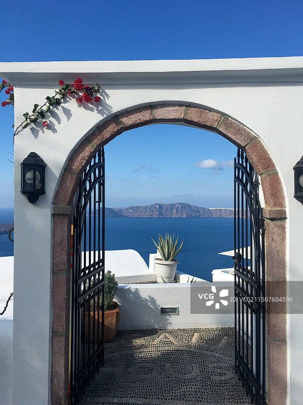 希腊圣托里尼岛图片素材