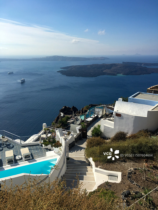希腊圣托里尼岛图片素材