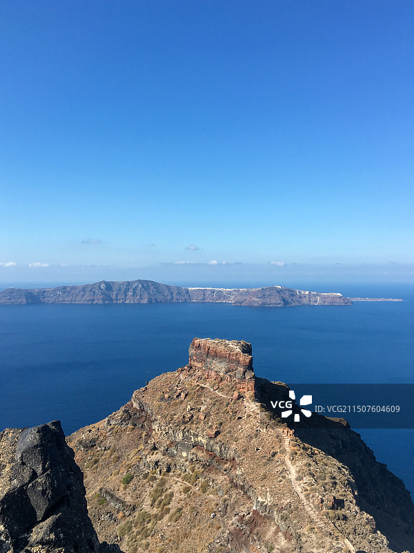 希腊圣托里尼爱情海图片素材