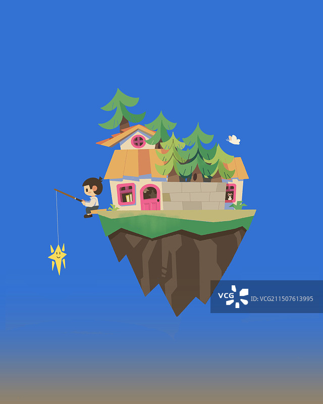 天空岛图片素材