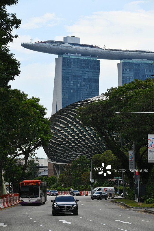 新加坡滨海湾金沙酒店图片素材