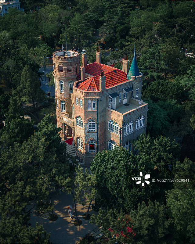 青岛八大关景区图片素材