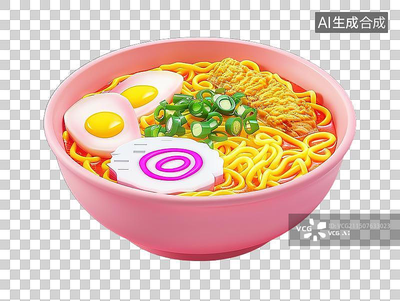 【AI数字艺术】拉面 卡通的图片素材