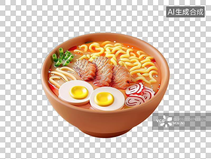 【AI数字艺术】拉面 卡通的图片素材