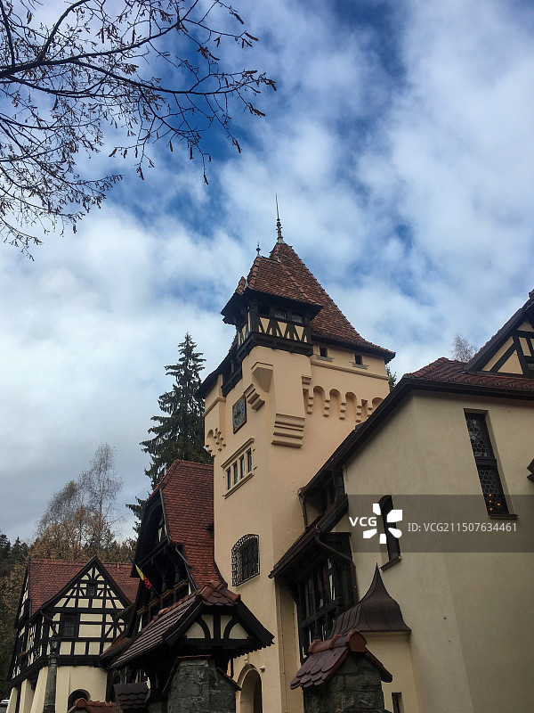 罗马尼亚派勒斯城堡图片素材