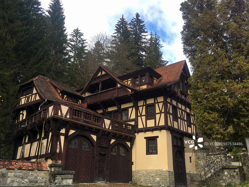 罗马尼亚派勒斯城堡图片素材