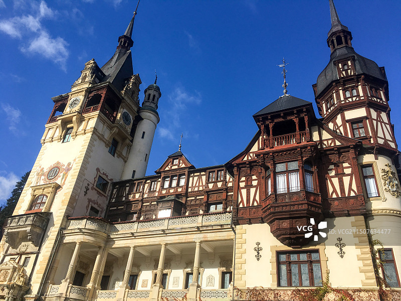 罗马尼亚派勒斯城堡图片素材