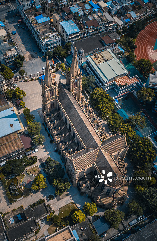 广州圣心大教堂图片素材