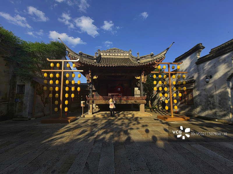 嘉兴濮院古建筑图片素材