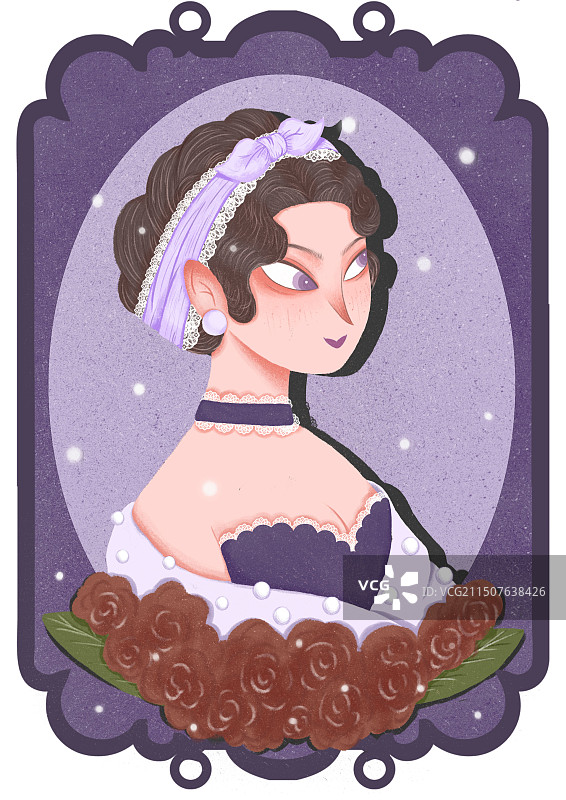 森系绘本头像图片素材