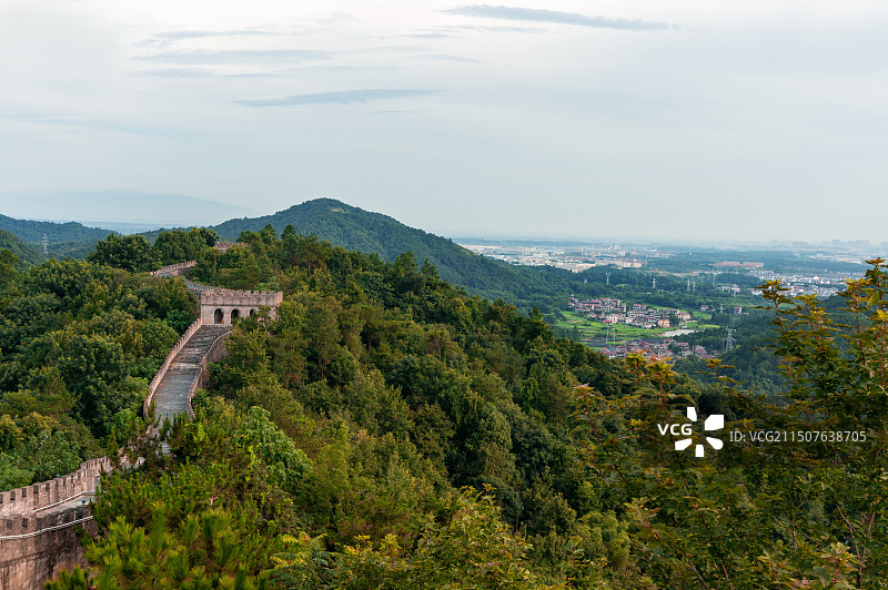 南昌怪石岭长城图片素材