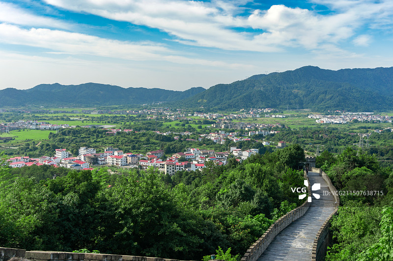南昌怪石岭长城图片素材