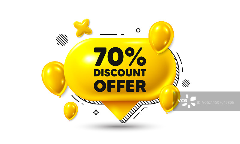 70%折扣促销优惠价格标志图片素材