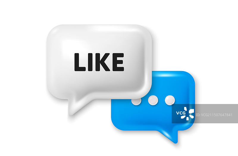 社交媒体消息标签图片素材