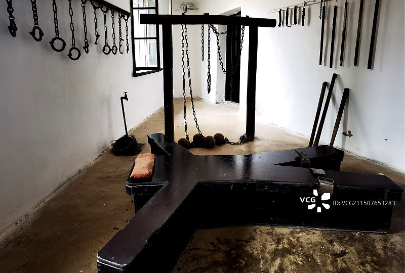旅顺日俄监狱旧址博物馆系列之刑讯室（辽宁省大连市）图片素材