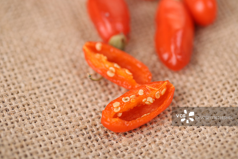 新鲜枸杞白底图图片素材