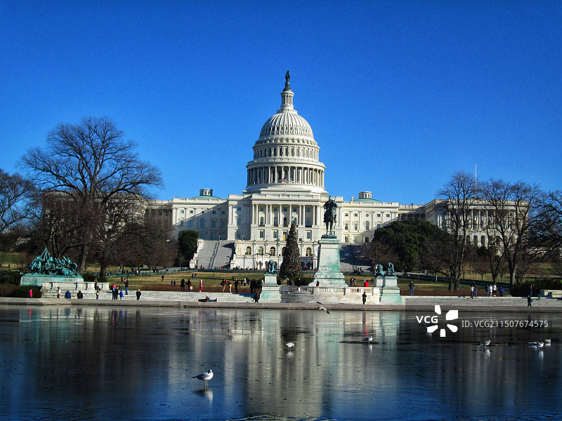 美国华盛顿国会山国会大厦图片素材