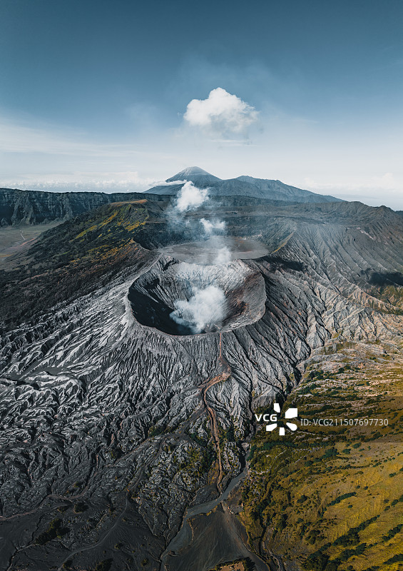印尼伊真火山图片素材