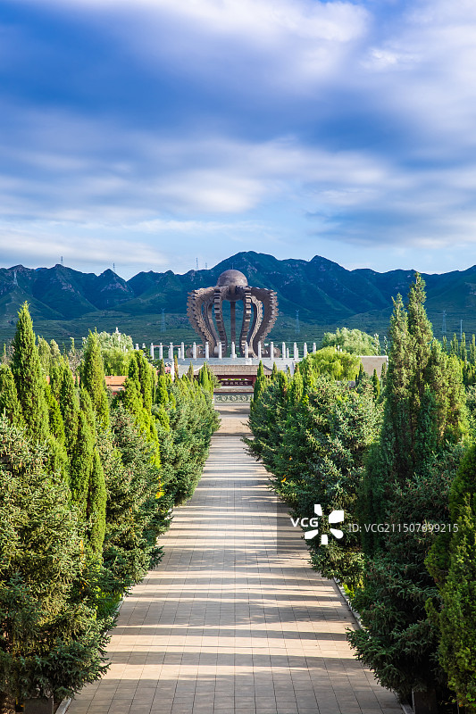 河北省张家口涿鹿县黄帝城遗址风景区图片素材